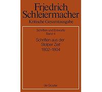 Schriften Aus Der Stolper Zeit (1802-1804)