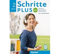 Schritte Plus Neu - sechsbandige Ausgabe: Kursbuch + Arbeitsbuch A1.2 + CD zum