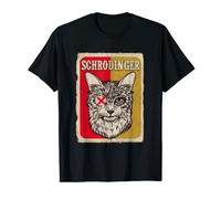 Schrodinger Poster Art Dead And Alive Quantum Mechanics T-Shirt