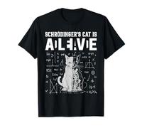 Schrodinger's Cat Dead And Alive Physics Science Physicist T-Shirt