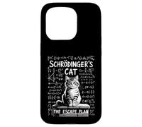 Schrodingers Cat The Escape Plan Blague pour Homme et Femme Coque pour iPhone 15 Pro