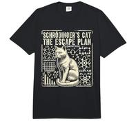 Schrodingers Plan d'évasion pour Chat, Science quantique Amusante Comfort Colors Adult Heavyweight T-Shirt