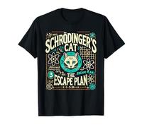 Schrodingers Plan d'évasion pour chat, science quantique amusante T-Shirt