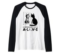 Schrödinger's Cat Dead and Alive Mécanique quantique Physique Manche Raglan