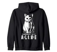 Schrödinger's Cat Dead and Alive Mécanique quantique Physique Sweat à Capuche