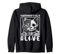 Schrödinger's Cat Dead and Alive Science Physique Sweat à Capuche