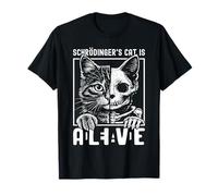Schrödinger's Cat Dead and Alive Science Physique T-Shirt