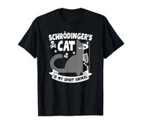Schrödinger's Cat is My Spirit Animal Funny Design T-Shirt