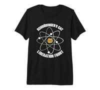 Schrödingers Cat Liberation Front Atome Chat De Schrödinger T-Shirt Haut de Gamme