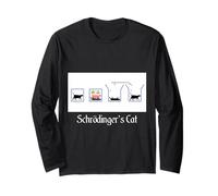 Schrödinger's Cat Theory T-shirt Quantum Superposition Manche Longue