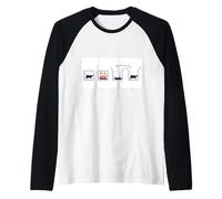 Schrödinger's Cat Theory T-shirt Quantum Superposition Manche Raglan