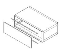 Schroff Europacpro Kit Blindage Cem X10 Face Av/ar Profile Horizontal