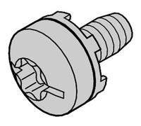 Schroff Vis Taptite M6 X 10 23130-285