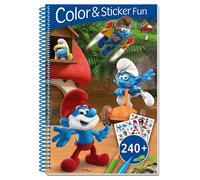 Schtroumpf - 3d lenticular color and sticker fun - Collectif - Book'n App - broché - Document jeunesse