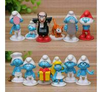 Schtroumpfs 12 pi?ces: le Village perdu Schtroumpfette Gargamel Papa figurines d'action lourdes jouet
