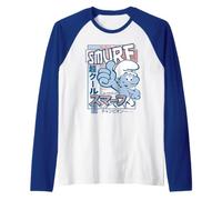 Schtroumpfs Adventure Schtroumpf Tokyo Japon Voyage Classique Fun Comic Manche Raglan
