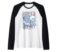 Schtroumpfs Adventure Schtroumpf Tokyo Japon Voyage Fun Classique Comic Manche Raglan