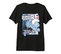 Schtroumpfs Adventure Schtroumpf Tokyo Japon Voyage Fun Comic Classique T-Shirt Haut de Gamme
