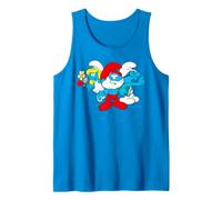Schtroumpfs Big Papa Schtroumpfette Brainy Cartoon Retro 80s 90s Pose Débardeur