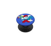 Schtroumpfs Big Papa Schtroumpfette Brainy Cartoon Retro 80s 90s Pose PopSockets PopGrip Adhésif