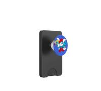 Schtroumpfs Big Papa Schtroumpfette Brainy Cartoon Retro 80s 90s Pose PopSockets PopWallet pour MagSafe