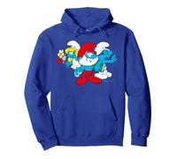 Schtroumpfs Big Papa Schtroumpfette Brainy Cartoon Retro 80s 90s Pose Sweat à Capuche