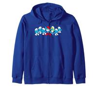 Schtroumpfs Big Papa Schtroumpfette Team Classic Dancing Happy Vibes Sweat à Capuche