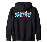 Schtroumpfs Big Papa Schtroumpfette Team Dancing Happy Classic Vibes Sweat à Capuche