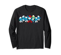 Schtroumpfs Big Papa Schtroumpfette Team Dancing Happy Vibes Classic Manche Longue