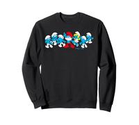 Schtroumpfs Big Papa Schtroumpfette Team Dancing Happy Vibes Classic Sweatshirt