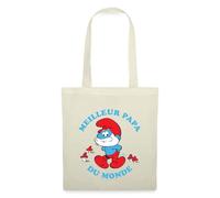 Schtroumpfs Citation Meilleur Père du Monde Design Tote Bag