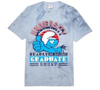 Schtroumpfs Collegiate University 80s University Holiday Graduate Comfort Colors Adult Heavyweight T-Shirt