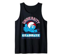 Schtroumpfs Collegiate Varsity 80s University Graduate Holiday Débardeur