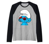 Schtroumpfs Cool Smurf Summer Lunettes de Soleil Happy Holiday Fun Retro Manche Raglan