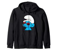 Schtroumpfs Cool Smurf Summer Lunettes de Soleil Happy Holiday Fun Retro Sweat à Capuche