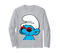 Schtroumpfs Cool Smurf Summer Lunettes de Soleil Happy Holiday Retro Fun Manche Longue