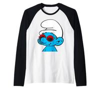 Schtroumpfs Cool Smurf Summer Lunettes de Soleil Happy Holiday Retro Fun Manche Raglan