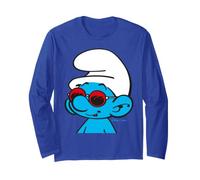 Schtroumpfs Cool Smurf Summer Lunettes de Soleil rétro Happy Holiday Fun Manche Longue