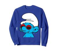 Schtroumpfs Cool Smurf Summer Lunettes de Soleil rétro Happy Holiday Fun Sweatshirt