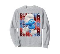 Schtroumpfs Hefty Schtroumpf Sporty Active Champion Player Retro Fun Sweatshirt