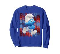 Schtroumpfs Hefty Schtroumpf Sporty Active Champion Retro Player Fun Sweatshirt