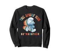 Schtroumpfs Hefty Schtroumpf Sporty Marathon Course Vainqueur Rétro Sweatshirt