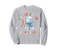 Schtroumpfs Hefty Schtroumpf Sporty Marathon Run Running Retro Winner Sweatshirt