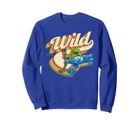 Schtroumpfs Hefty Schtroumpf Wild Jungle Adventure Retro Tarzan Amazon Sweatshirt