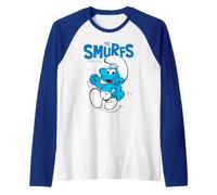 Schtroumpfs Jokey Schtroumpf Happy Days Feeling Good Retro Fun Friends Manche Raglan