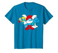 Schtroumpfs Kids Big Papa Schtroumpfette Brainy Cartoon Retro 80s 90s T-Shirt