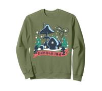 Schtroumpfs Noël Schtroumpf Village de Noël Tendance Scène Festive Sweatshirt