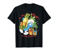 Schtroumpfs Noël Schtroumpfy Liste Nice List Secret Santa Festive T-Shirt
