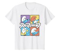 Schtroumpfs Papa Schtroumpfette Hefty Brainy Kids Pose Tokyo Japon T-Shirt