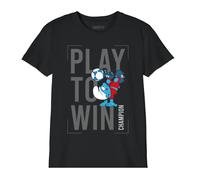 Schtroumpfs « Play to Win » T-Shirt Garçon BOSMURFTS001, Noir, Taille 06A